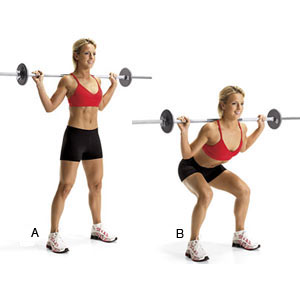 barbell-squat-women